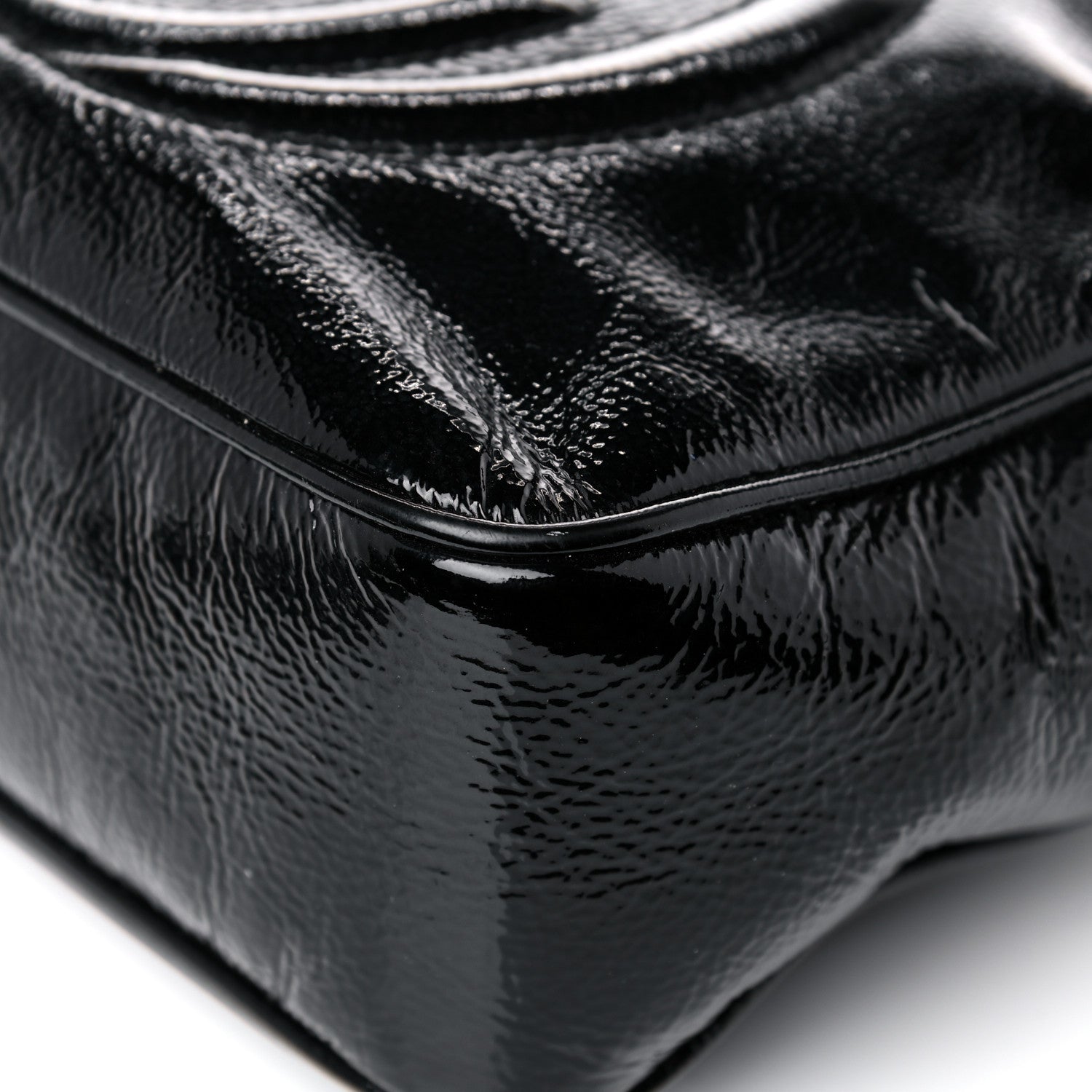 Gucci Soft Patent Small Soho Disco Bag Black 12 of 15