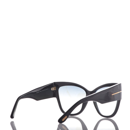 Tom Ford Acetate Anoushka Cat Eye Sunglasses TF371 Black 4 of 8