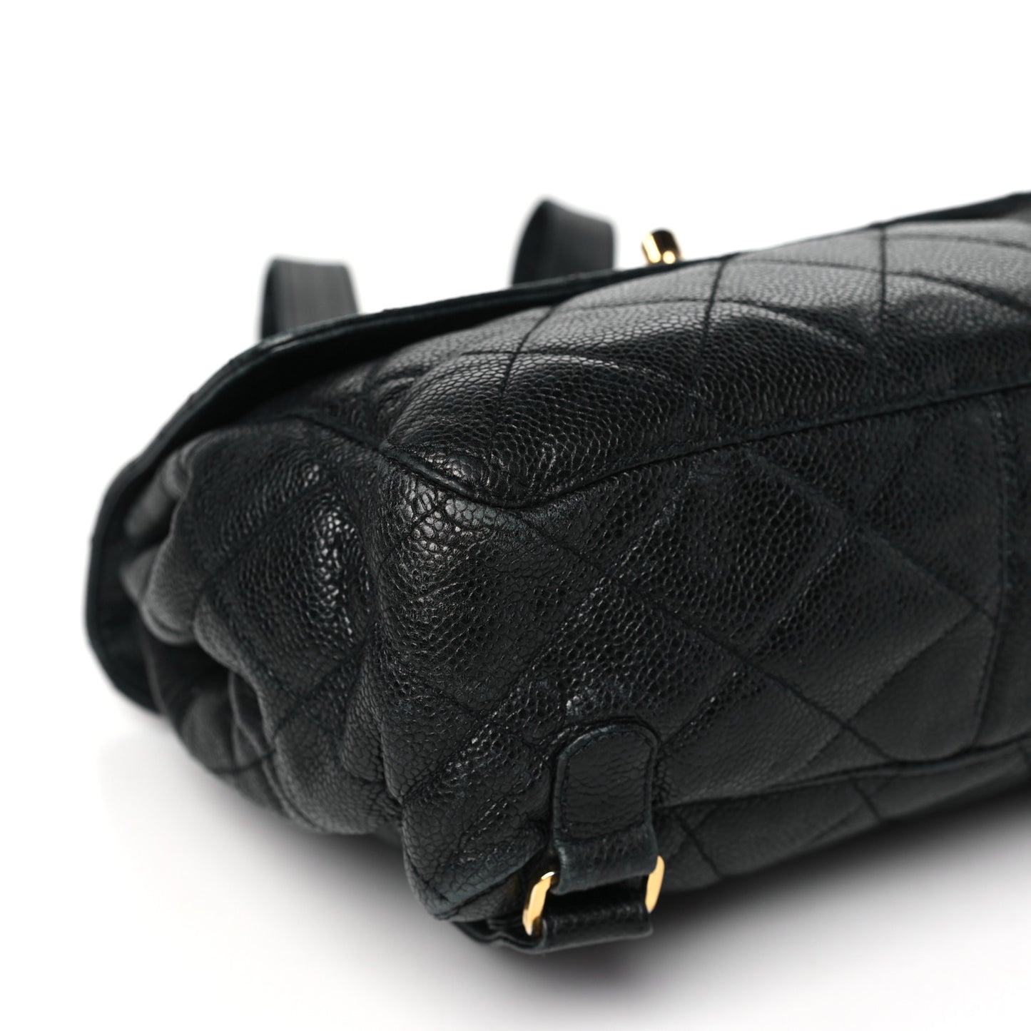 Caviar Quilted Backpack Black