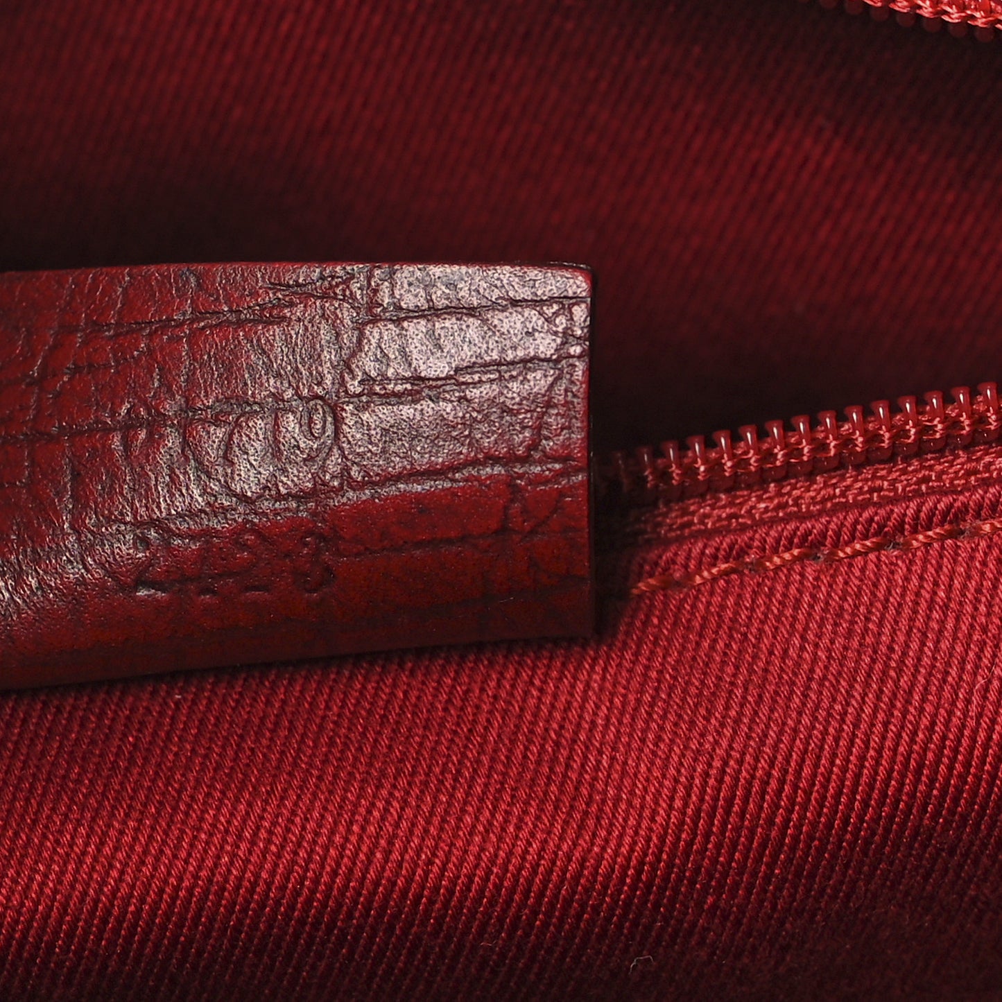 Monogram Small Bardot Bag Red