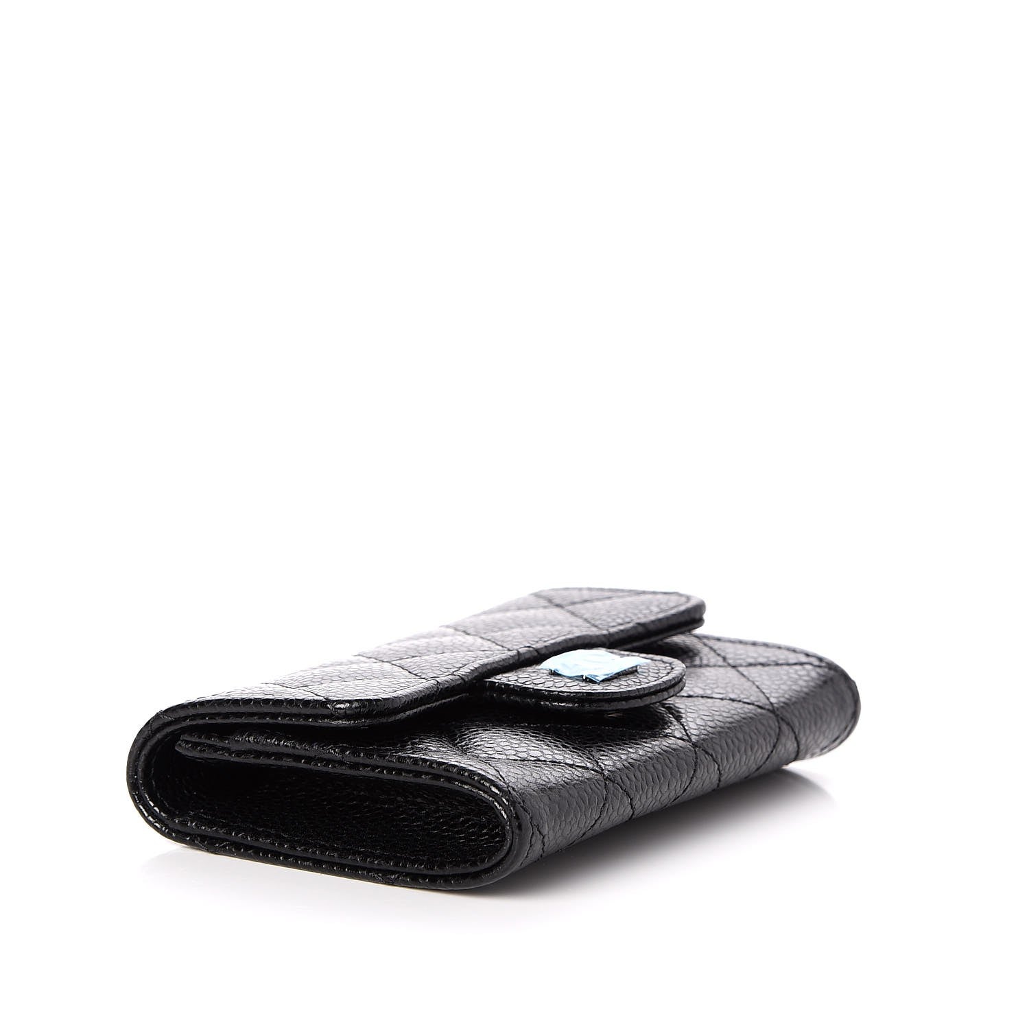 Chanel Caviar Quilted Flap Card Holder Black 4 of 9