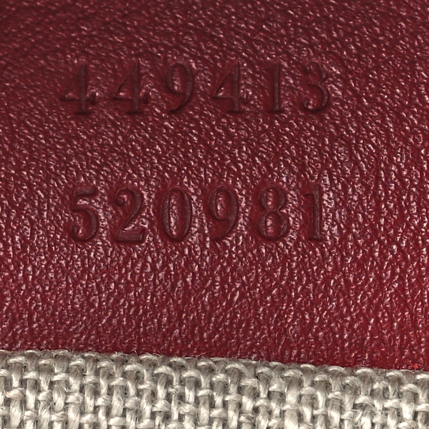 Microguccissima Mini Bree Messenger Bag Red