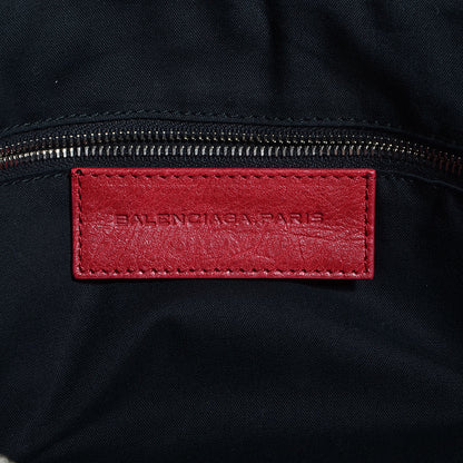 Balenciaga Agneau Classic Hardware Oversize Top Handle Bag Groseille 6 of 10