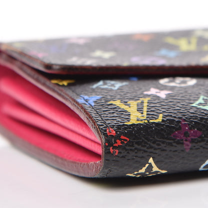 Louis Vuitton Monogram Multicolor Sarah Wallet Black Grenade 5 of 13