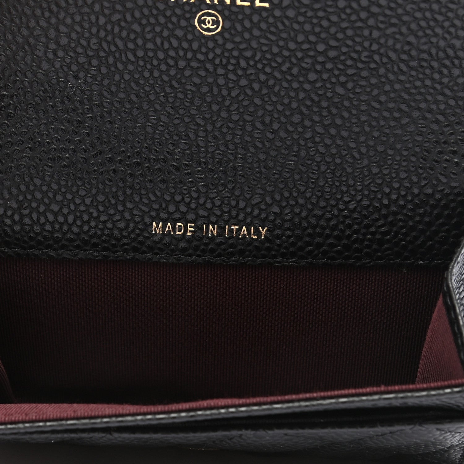 Chanel Caviar Quilted Flap Card Holder Wallet Black 5 of 8