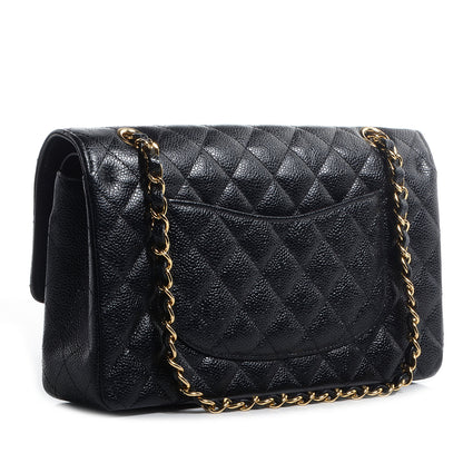 Chanel Caviar Quilted Medium Double Flap Black 3 of 9