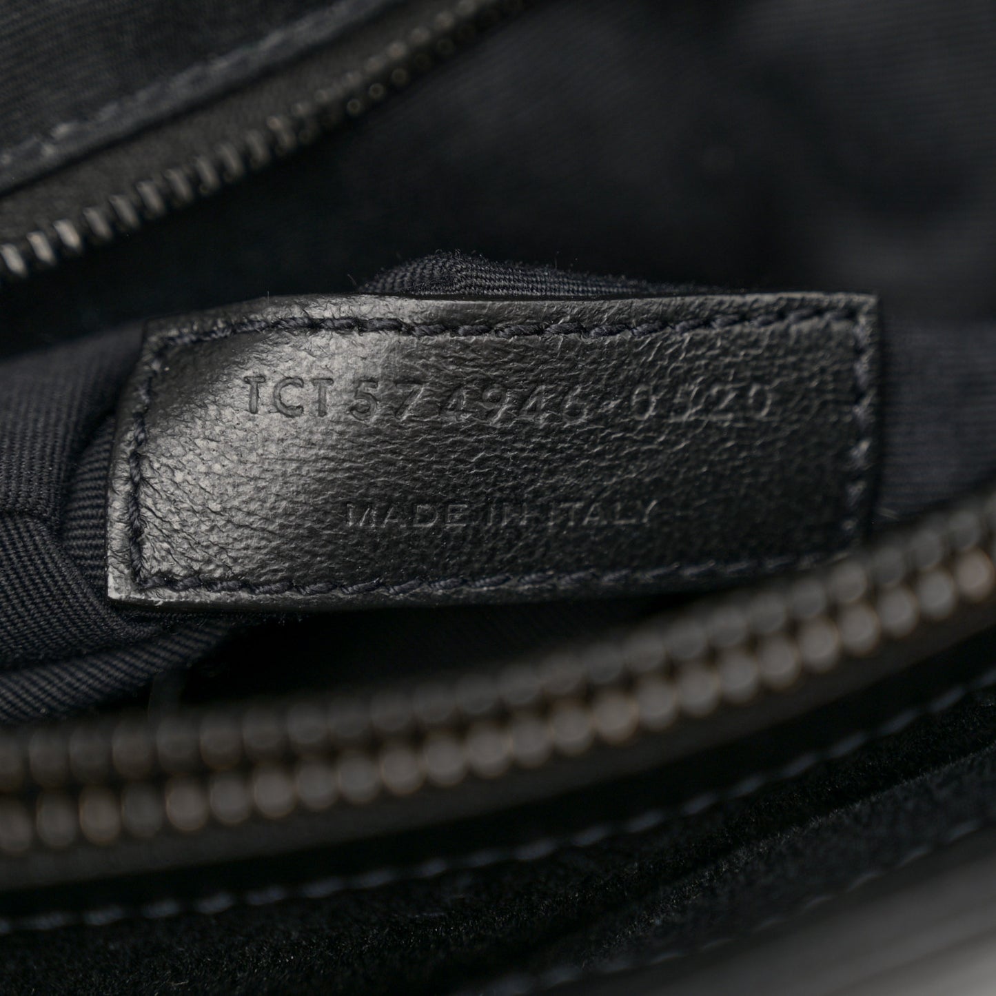 Calfskin Y Quilted Monogram Monochrome Medium Loulou Chain Satchel Black