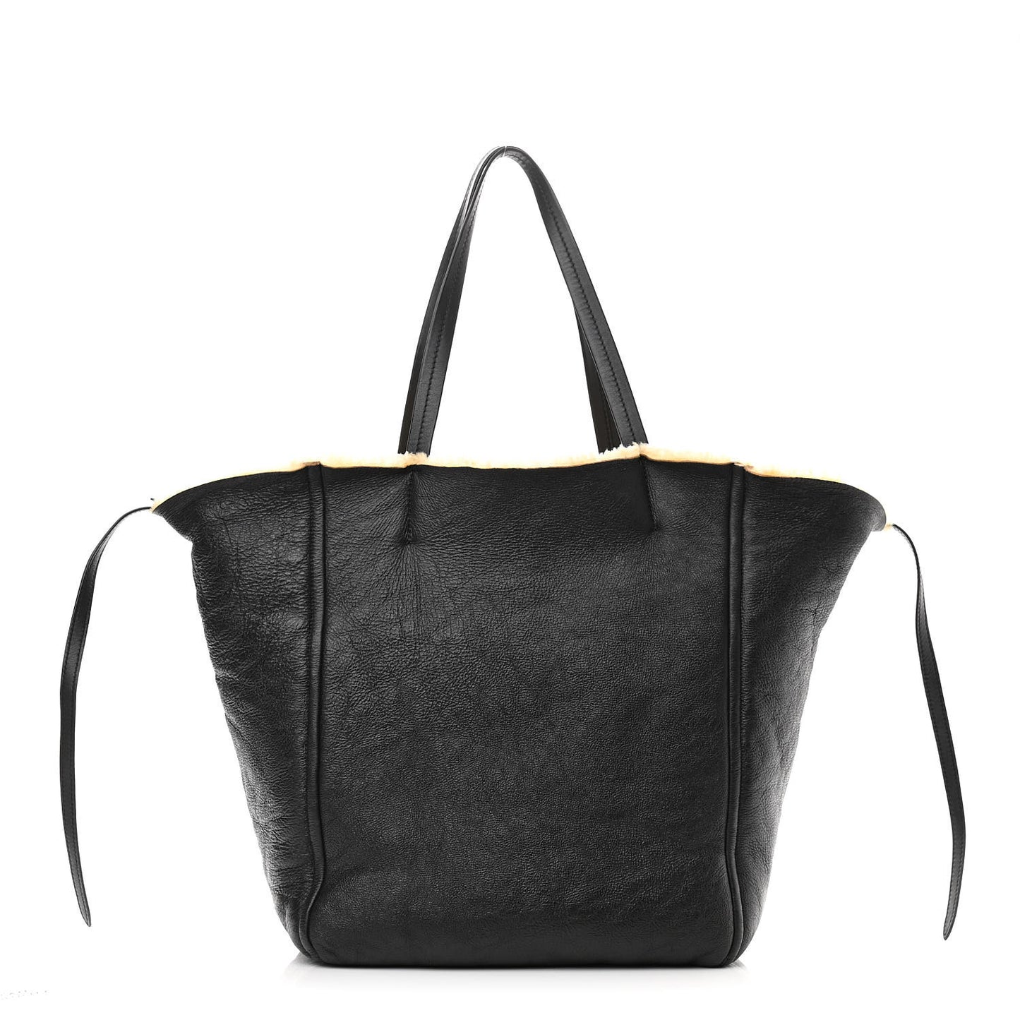 Calfskin Shearling Phantom Cabas Reversible Tote