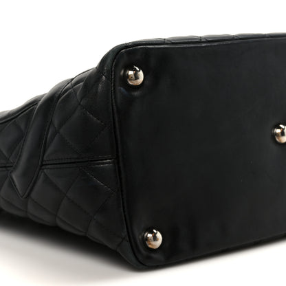 Chanel Calfskin Quilted Large Cambon Tote Black 10 of 13