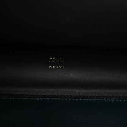 Fendi Ostrich Shiny Nappa Large Peekaboo X-Lite Green 14 of 16