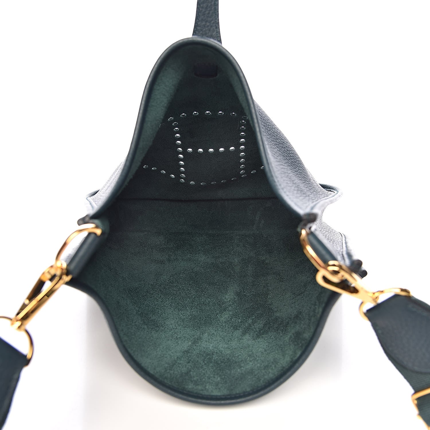 Hermes Taurillon Clemence Evelyne III PM Vert Cypress 5 of 11
