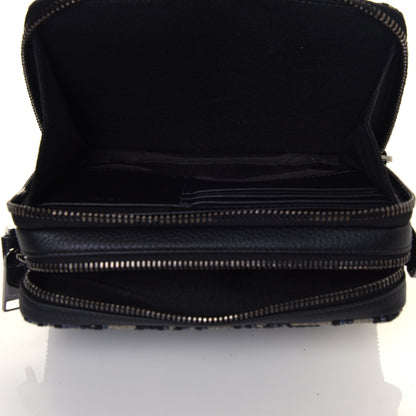 Christian Dior Oblique Pouch Navy Blue 8 of 15