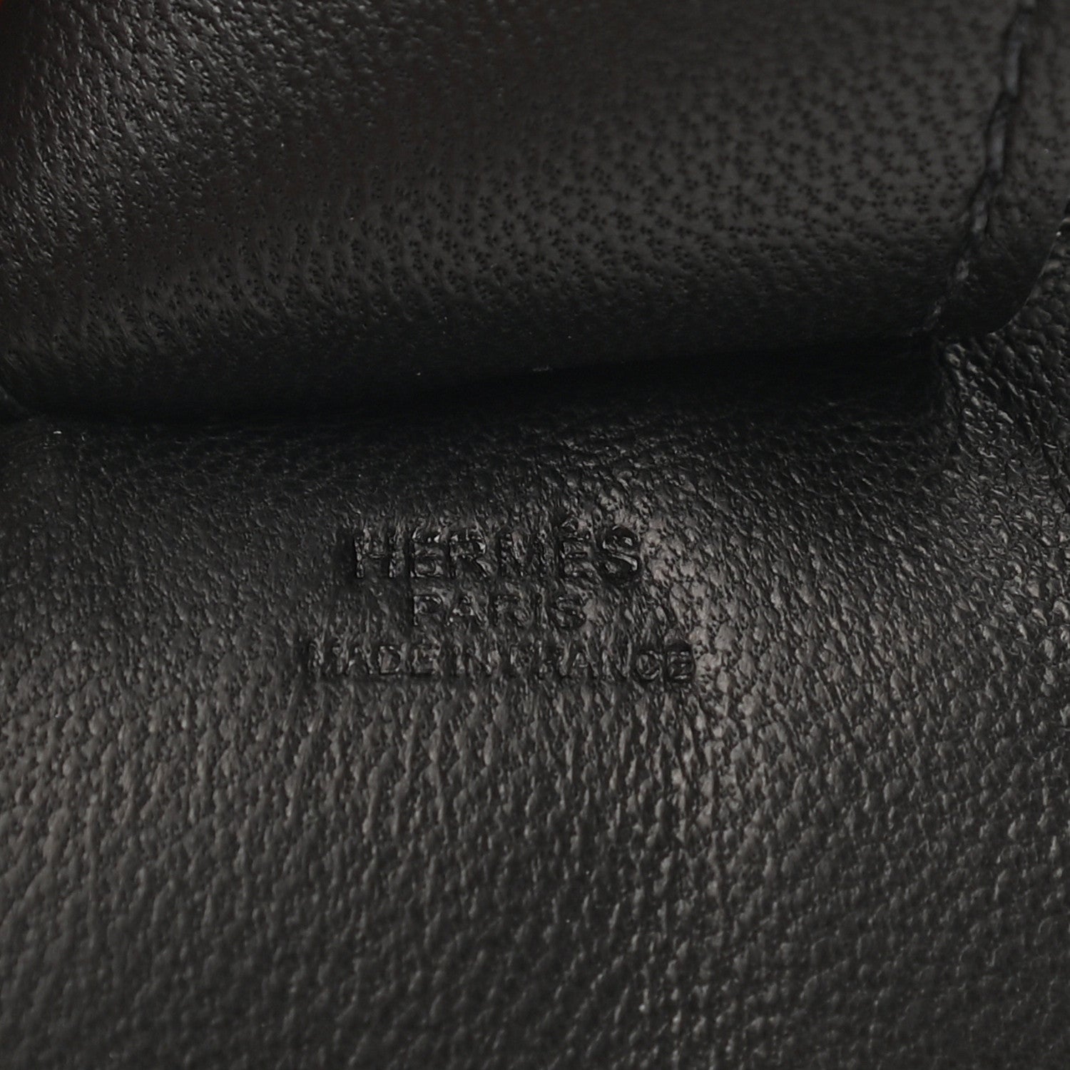 Hermes Milo Lambskin Grigri Rodeo Horse Bag Charm GM So Black 5 of 6