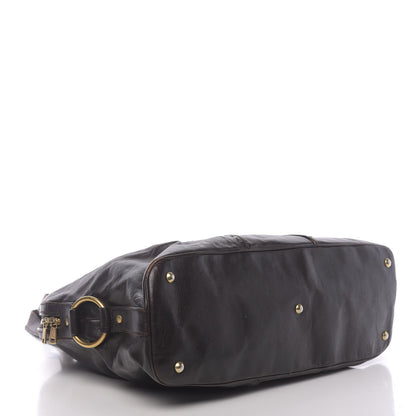 Saint Laurent Calfskin Oversized Muse Brown 4 of 19