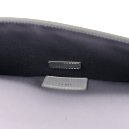 Christian Dior Coated Canvas CD Diamond Hit The Road A5 Pouch With Flap Gray 7 of 9