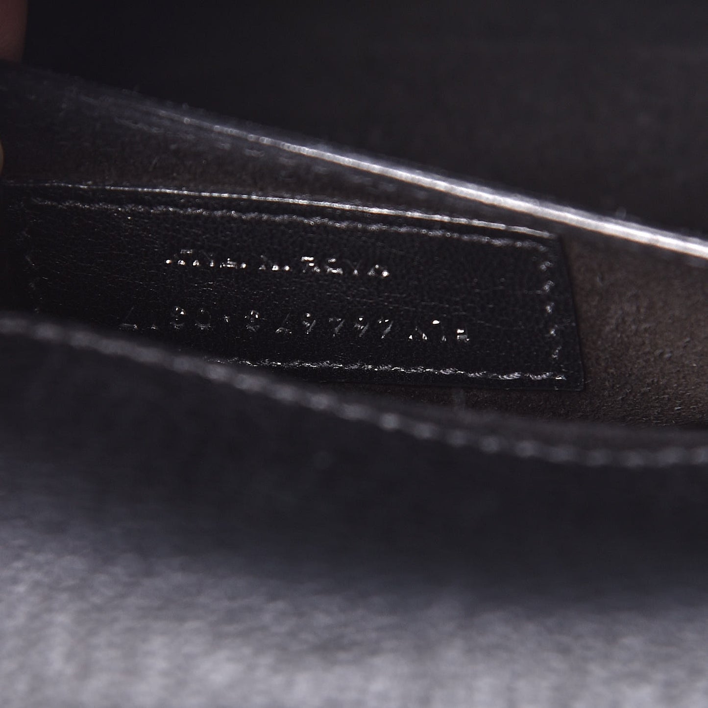 Grained Calfskin Medium Monogram Sunset Satchel Black