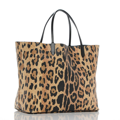 Givenchy Textured Coated Canvas Leopard Print Large Antigona Tote 3 of 7
