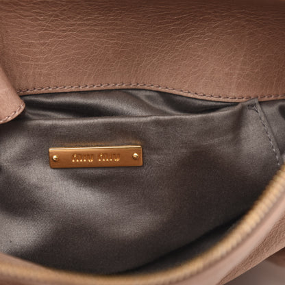 Miu Miu Vitello Lux Mini Bow Bag Cipria 6 of 9