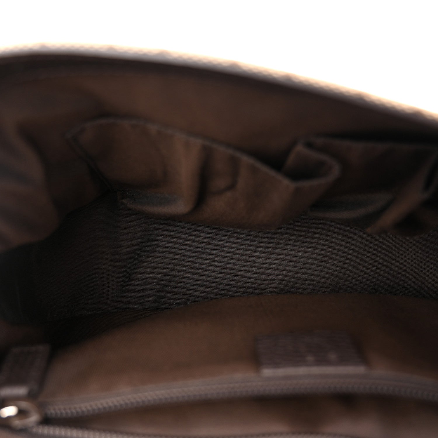 Gucci Monogram Flap Messenger Bag Beige Dark Brown 5 of 10
