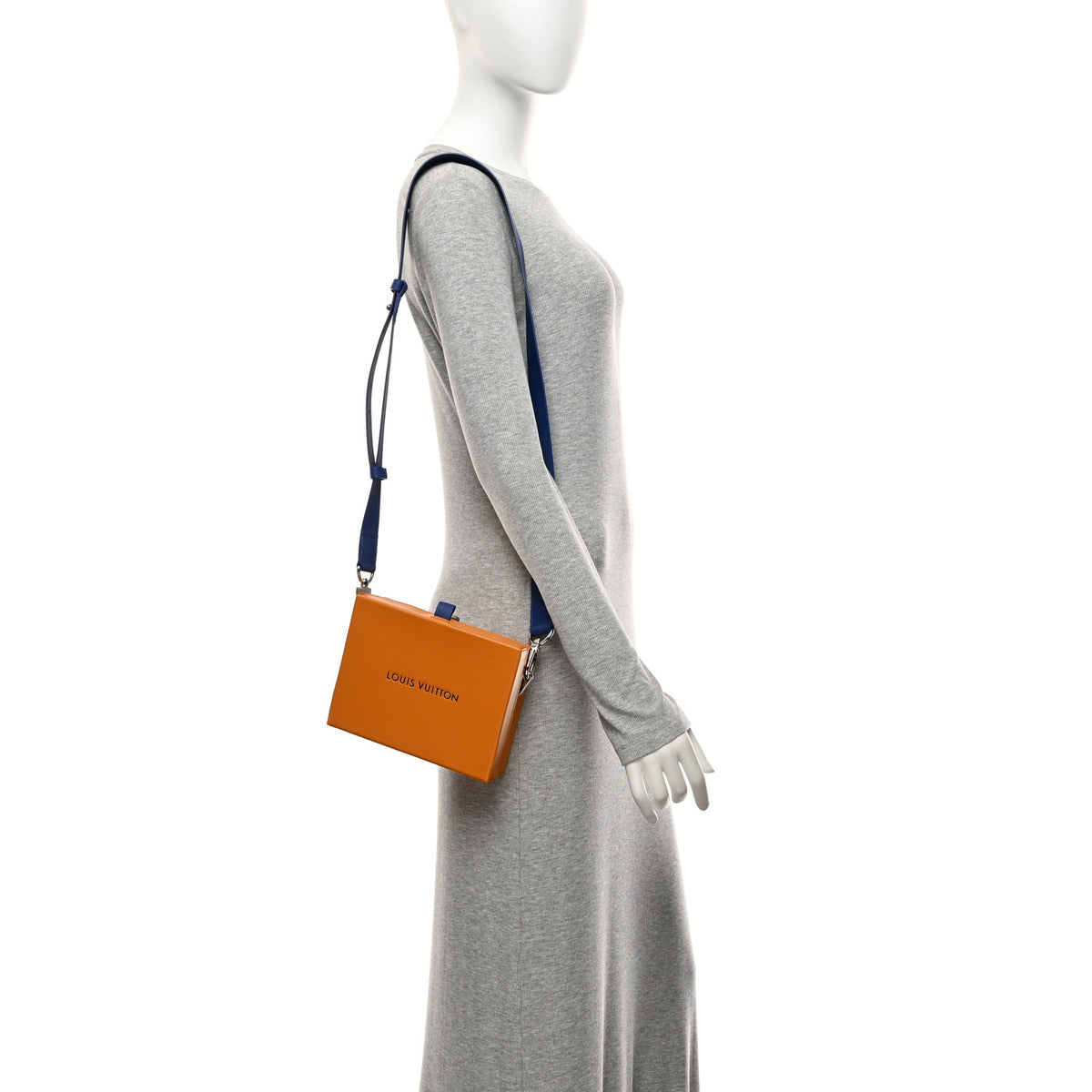 Louis Vuitton Cowhide Shopper Clutch  Safran 2 of 10