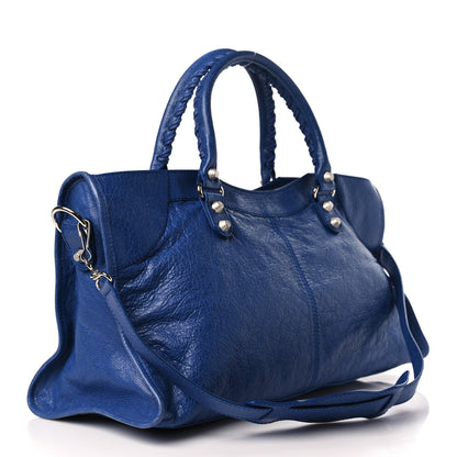 Balenciaga Agneau Giant 12 Silver Hardware Part Time Bleut Bleu Glacier 3 of 9