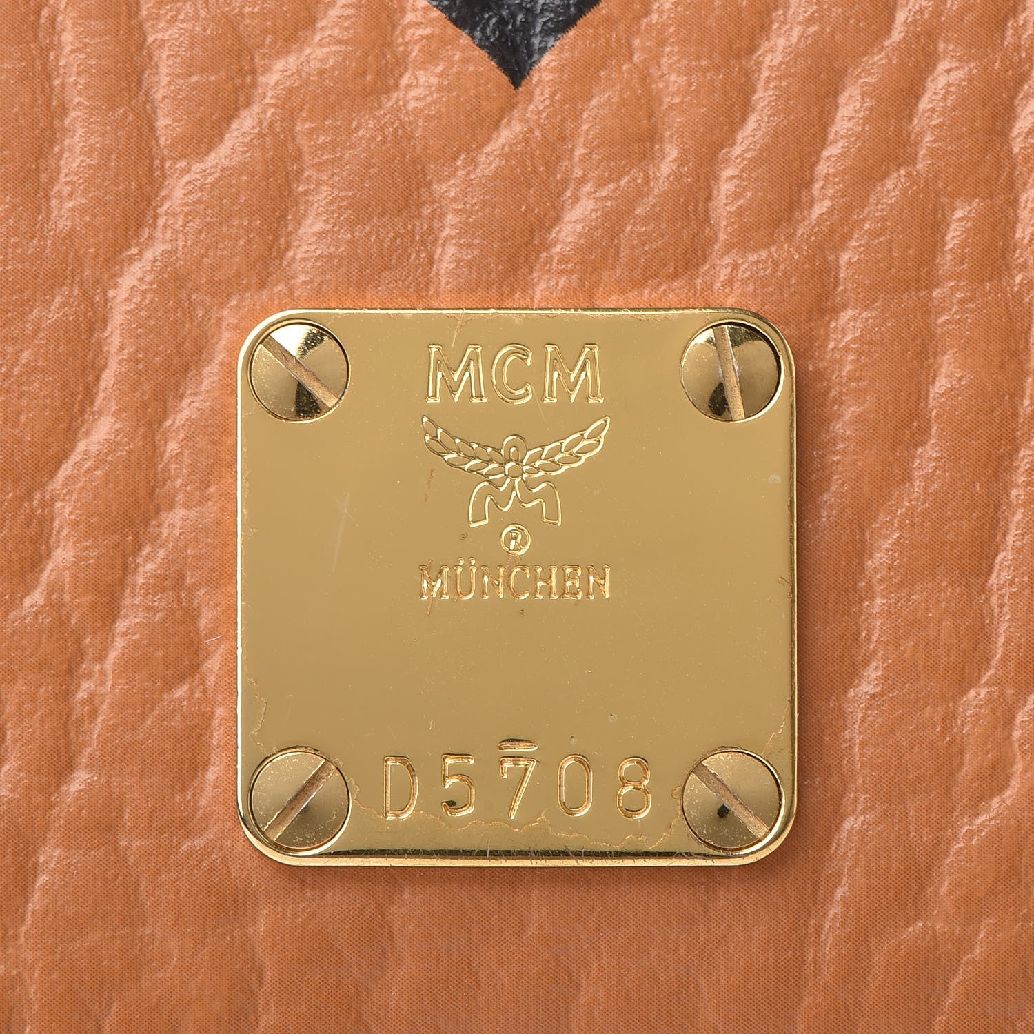 MCM Visetos Heritage Continental Flap Wallet Cognac 6 of 10