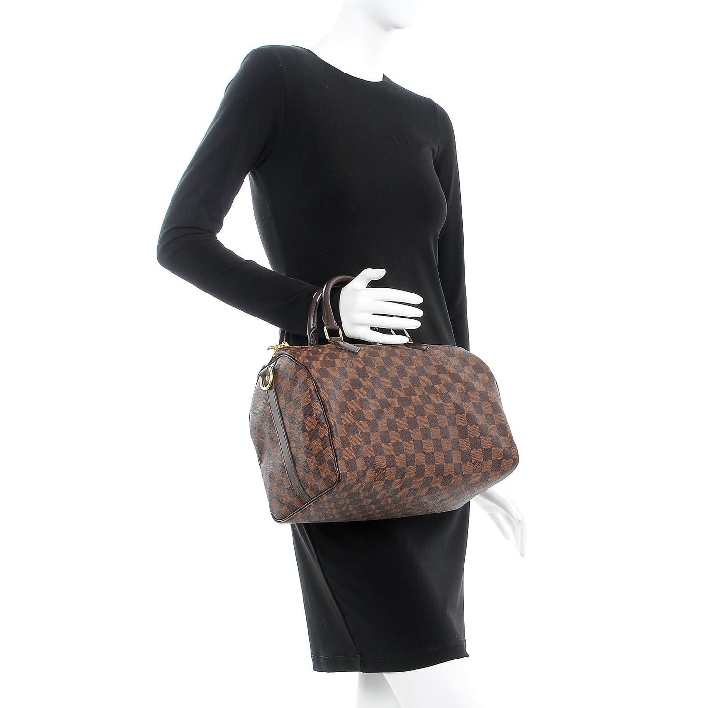 Damier Ebene Speedy Bandouliere 30