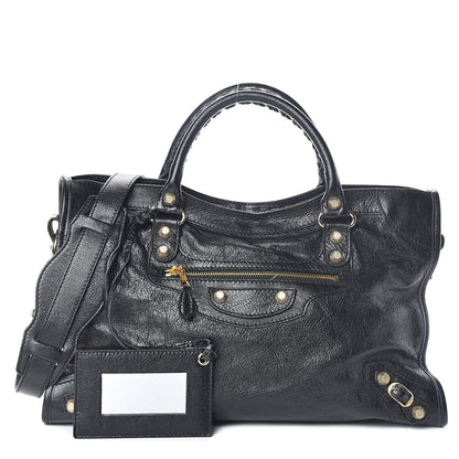 Balenciaga Agneau Giant 12 Gold Hardware City Black 1 of 9