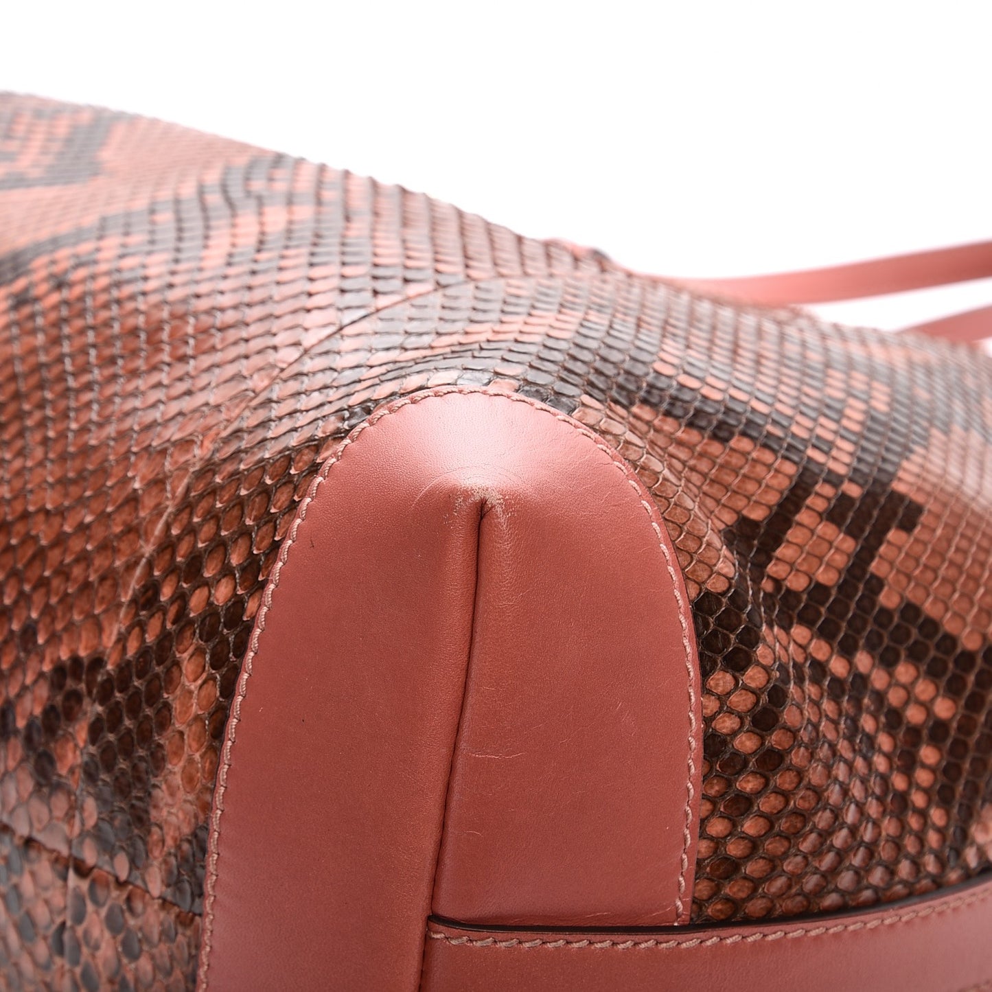 Python Medium Craft Tote Coral
