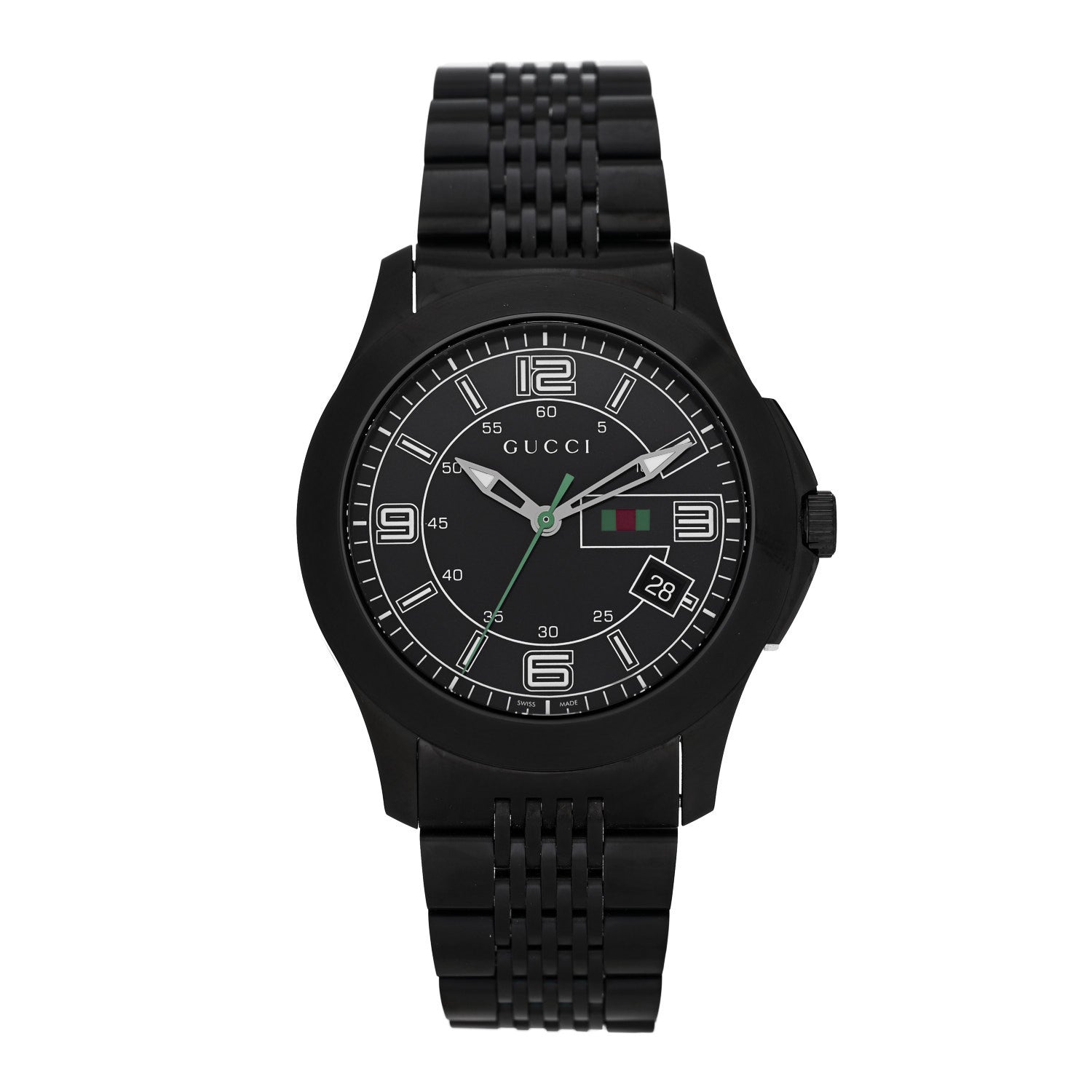 Gucci PVD Stainless Steel 44mm G-Timeless Quartz Watch Black 1 of 4