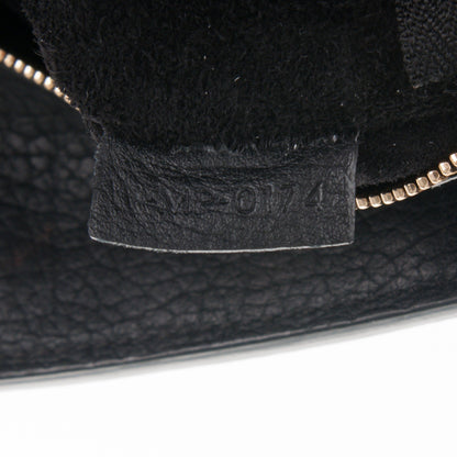 Celine Crisped Calfskin Mini Tie Knot Tote Black 9 of 9
