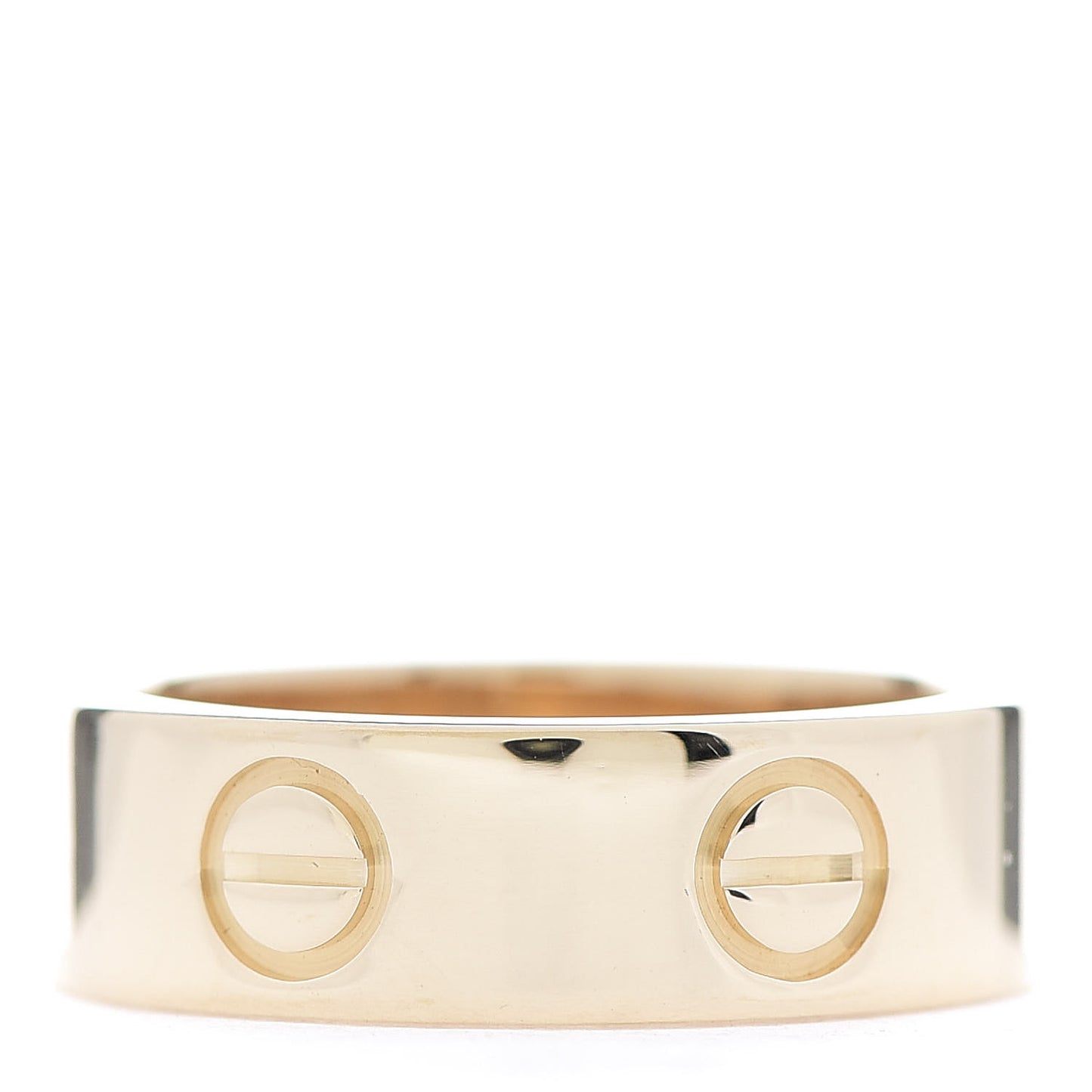 18K Yellow Gold 5.5mm LOVE Ring 48 4.5
