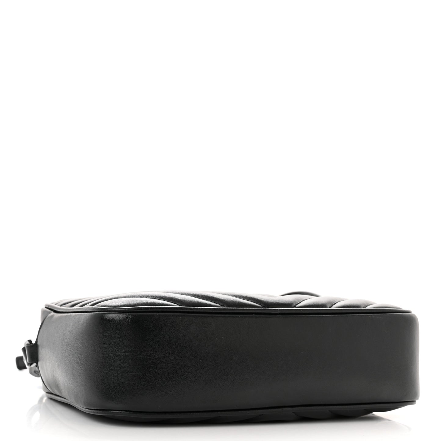 Calfskin Matelasse Monogram Monochrome Lou Camera Bag Black