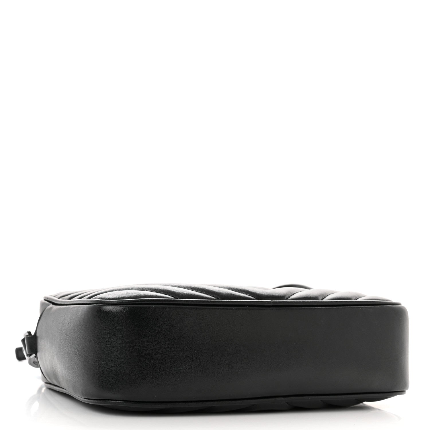Saint Laurent Calfskin Matelasse Monogram Monochrome Lou Camera Bag Black 4 of 15