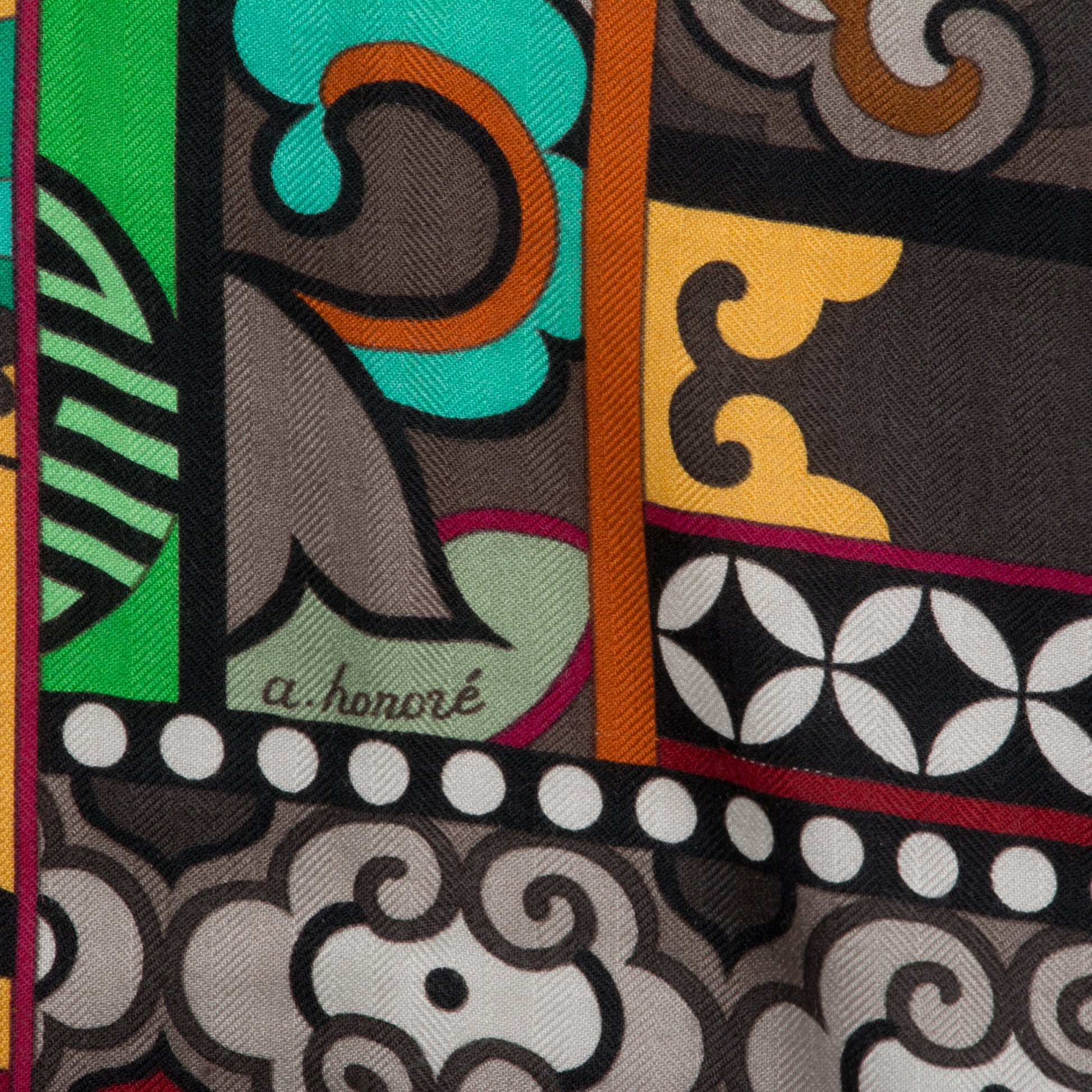 Hermes Cashmere Silk La Femme Aux Semelles de Vent Shawl 140 3 of 6