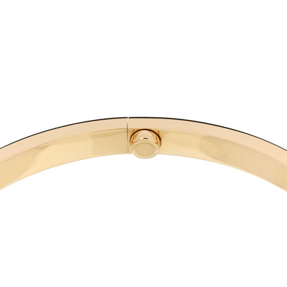 Cartier 18K Yellow Gold Small LOVE Bracelet 17 7 of 8