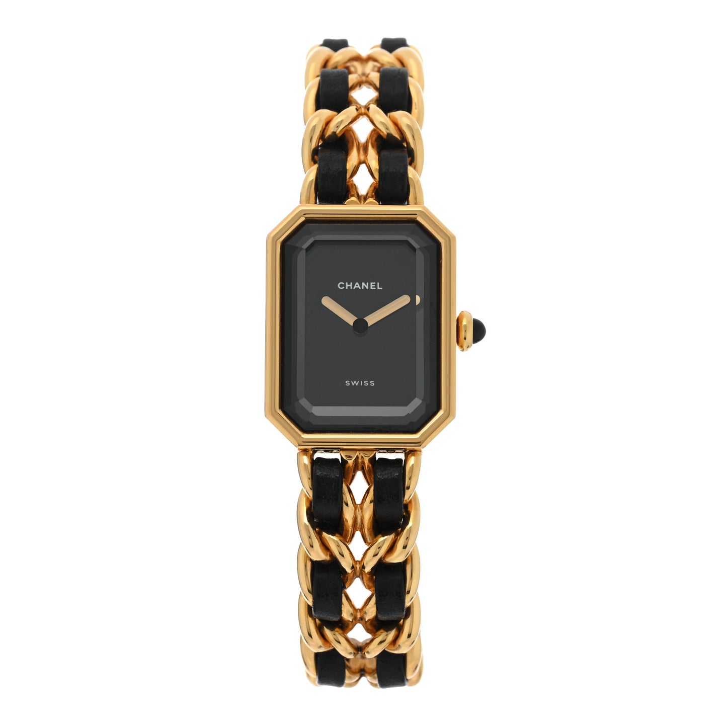 Stainless Steel Lambskin 20mm Chain Premiere Quartz Watch Gold L