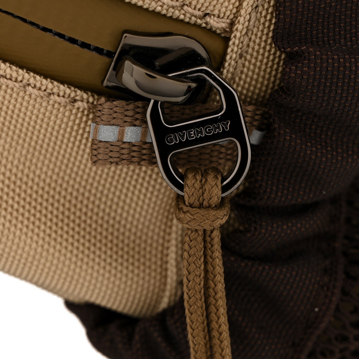 Nylon Nubuck G-Trail Small Sling Bag Taupe Anthracite Sand