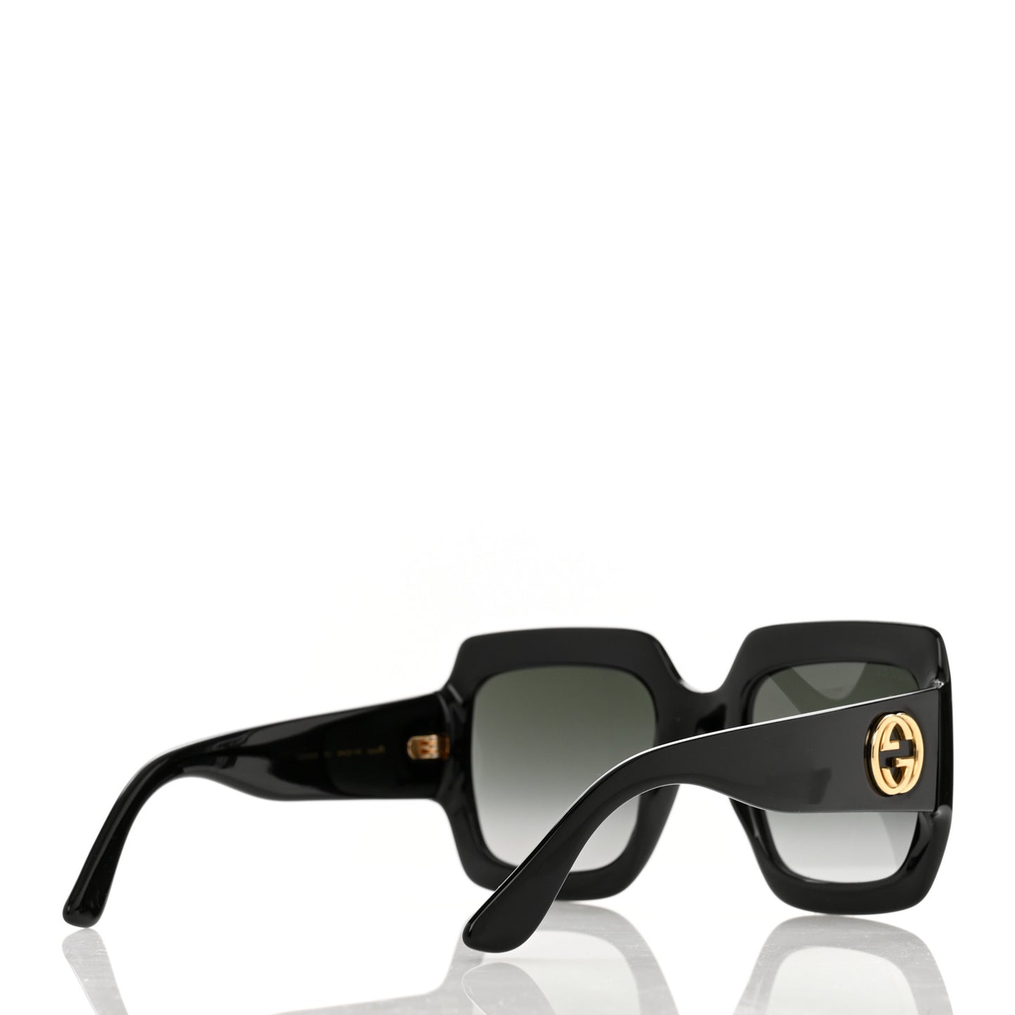Acetate Square Frame Sunglasses GG0053S Black