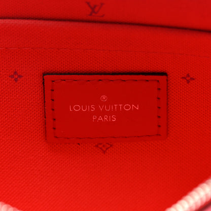 Louis Vuitton Monogram Escale Neverfull MM GM Pochette Rouge 6 of 6