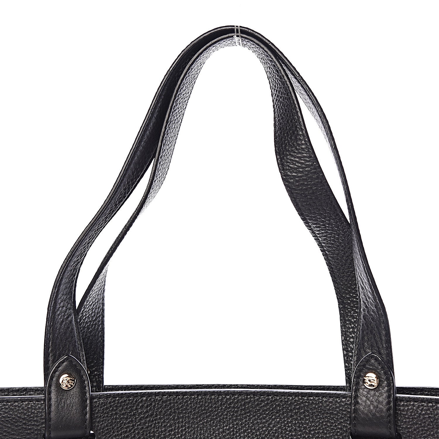 Burberry Canvas Calfskin Crest Embossed Flat Tote Black 10 of 10
