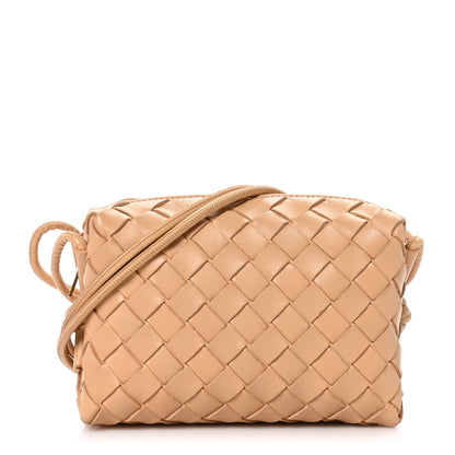 Bottega Veneta Nappa Intrecciato Mini Loop Camera Bag Almond 1 of 9