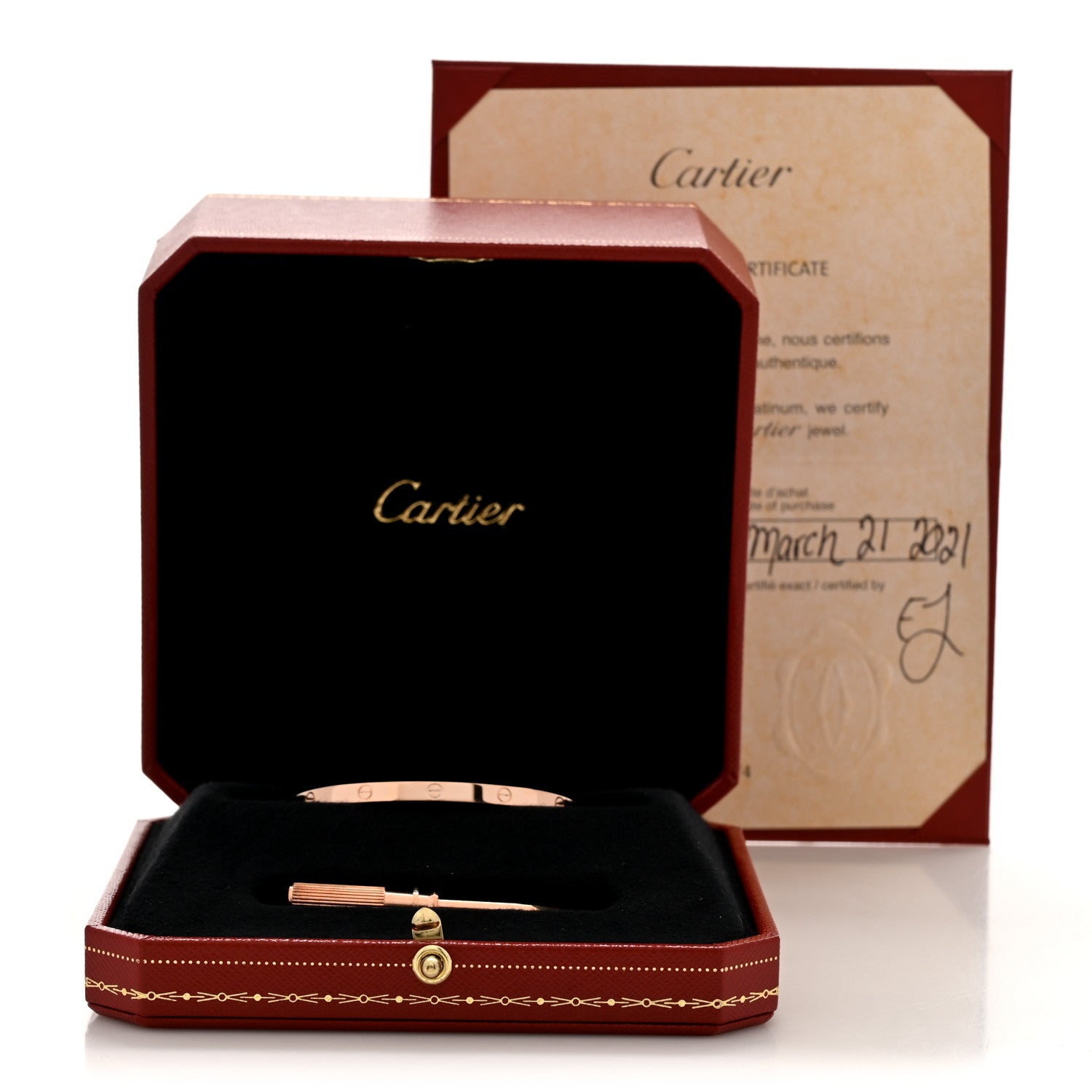 Cartier 18K Pink Gold Small LOVE Bracelet 15 5 of 5