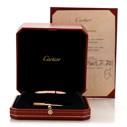 Cartier 18K Pink Gold Small LOVE Bracelet 15 5 of 5