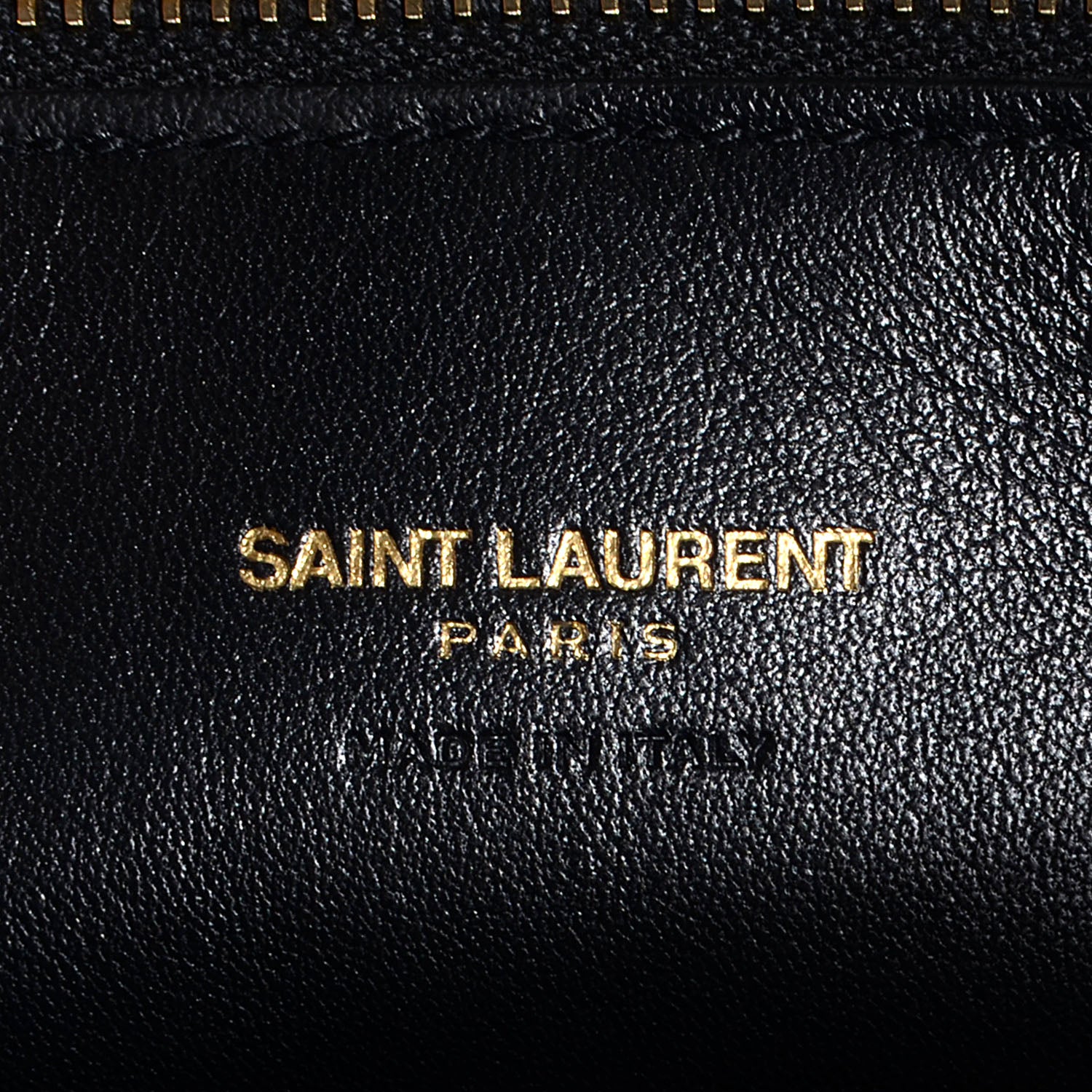 Saint Laurent Smooth Calfskin Medium Monogram Cabas Black 8 of 10