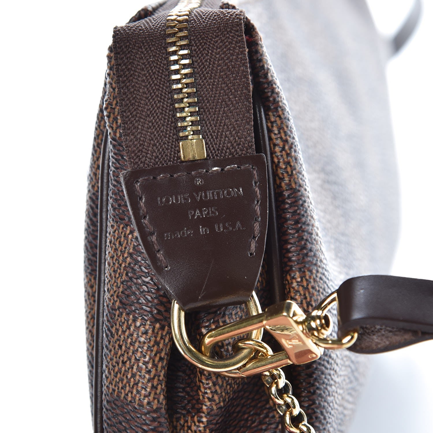 Louis Vuitton Damier Ebene Eva Clutch 7 of 9