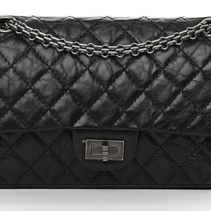 Chanel Aged Calfskin Quilted 2.55 Reissue 225 Flap Black 8 of 13