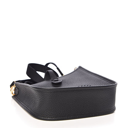 Hermes Taurillon Clemence Evelyne TPM Black 4 of 11