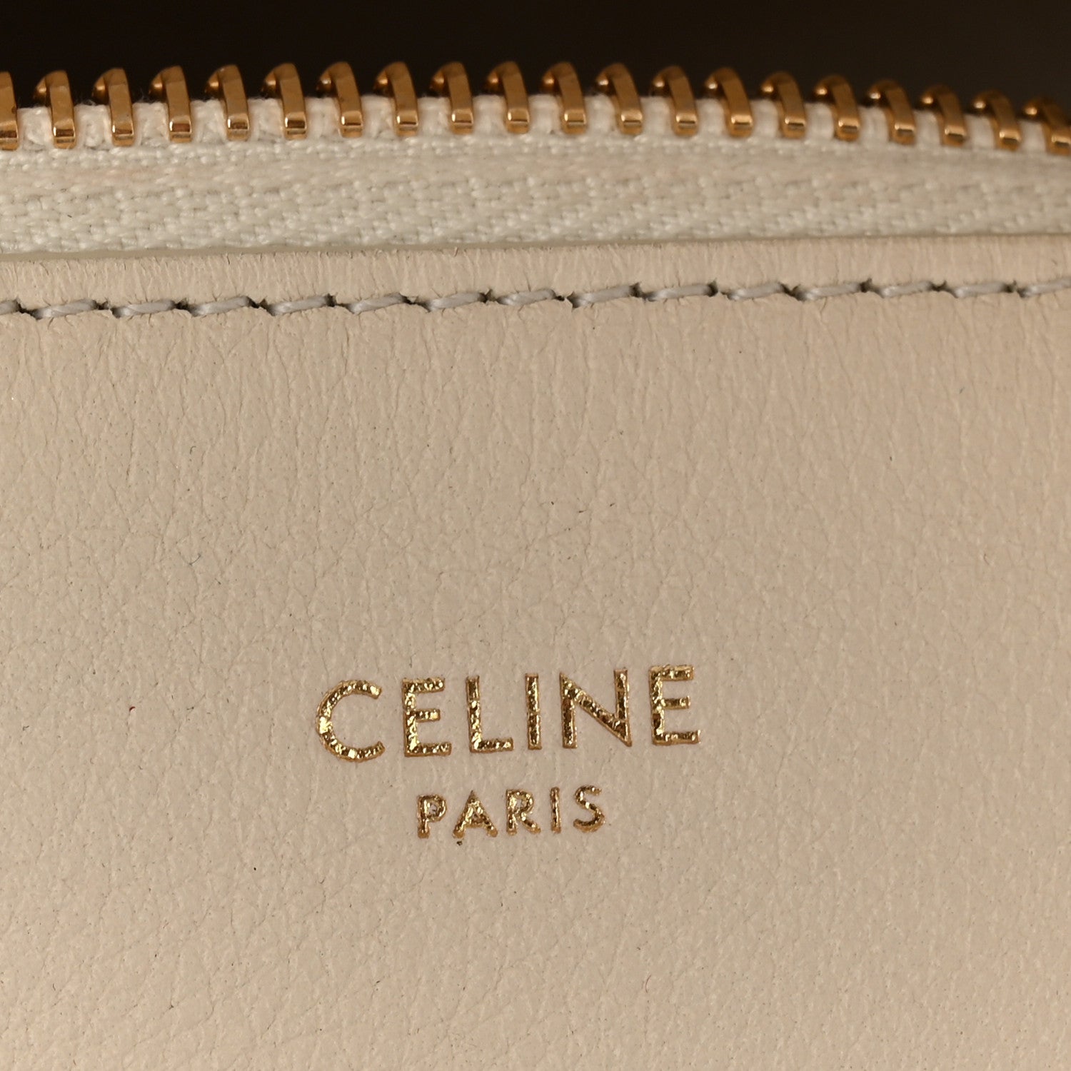 Celine Supple Calfskin Medium Romy Shoulder Bag Rice 6 of 10