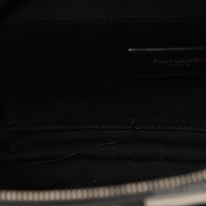 Saint Laurent Canvas Classic Belt Bag Black White 8 of 10